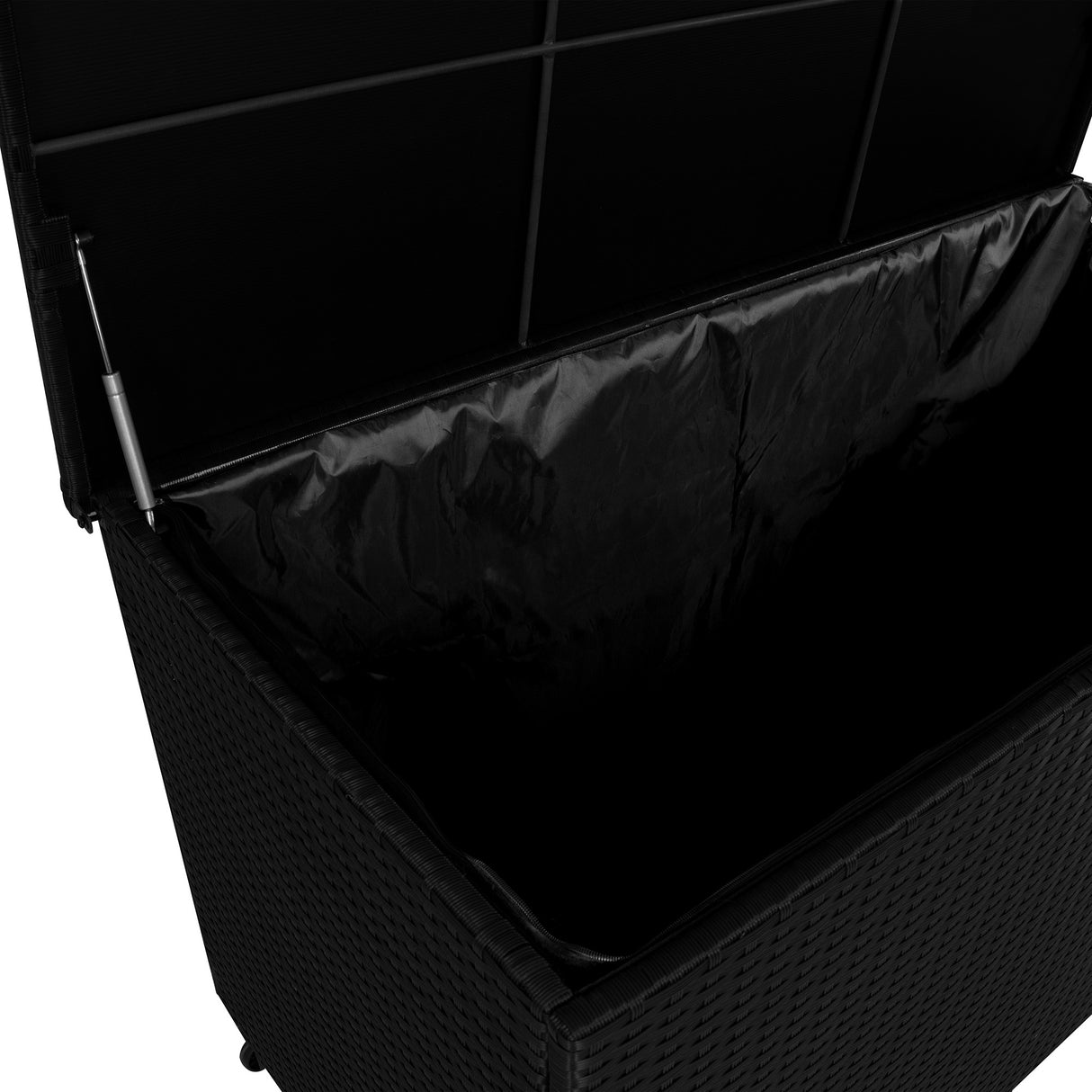 Coffre de Rangement d'Extérieur en Rotin Noir - 996 L