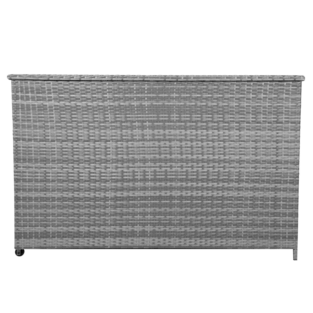 Coffre de Rangement d'Extérieur en Rotin Gris - 996 L