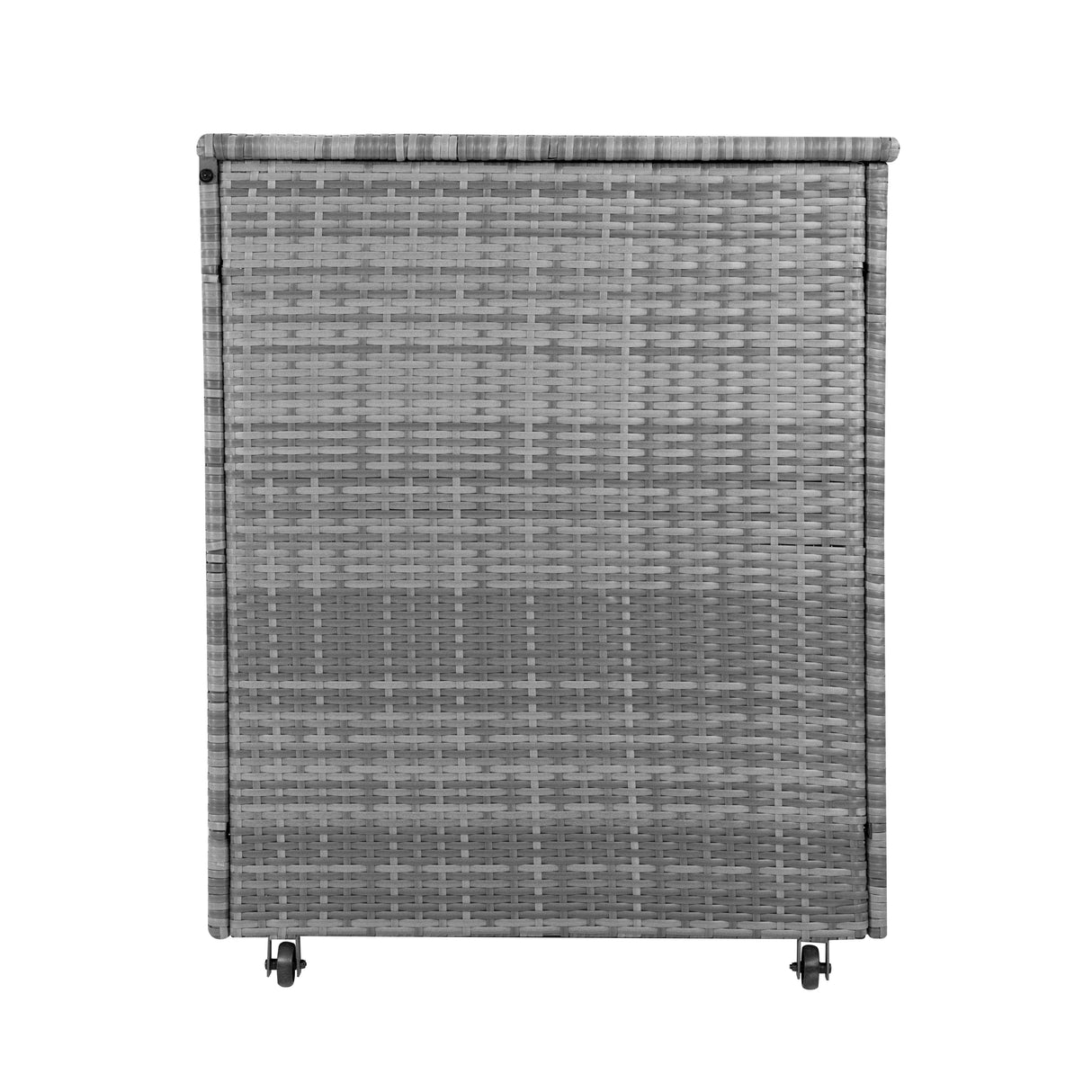 Coffre de Rangement d'Extérieur en Rotin Gris - 996 L