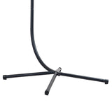 Fauteuil Œuf Suspendu en Rotin - Gris