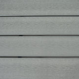 Salon de Jardin en Rotin & Table en Bois Composite - Gris