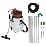 MAXBLAST Lot de Aspirateur Industriel 90 L, Perche pour Gouttières & Tuyau de 5 m