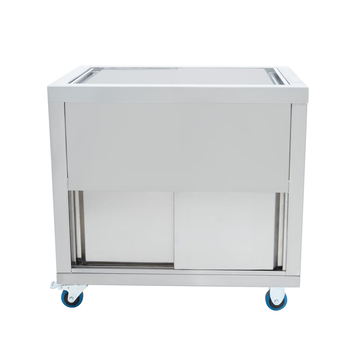 Bac à Glaçons Mobile 86 L en Inox