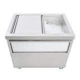 Bac à Glaçons Mobile 86 L en Inox