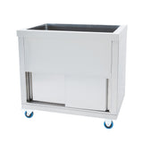 Bac à Glaçons Mobile 86 L en Inox