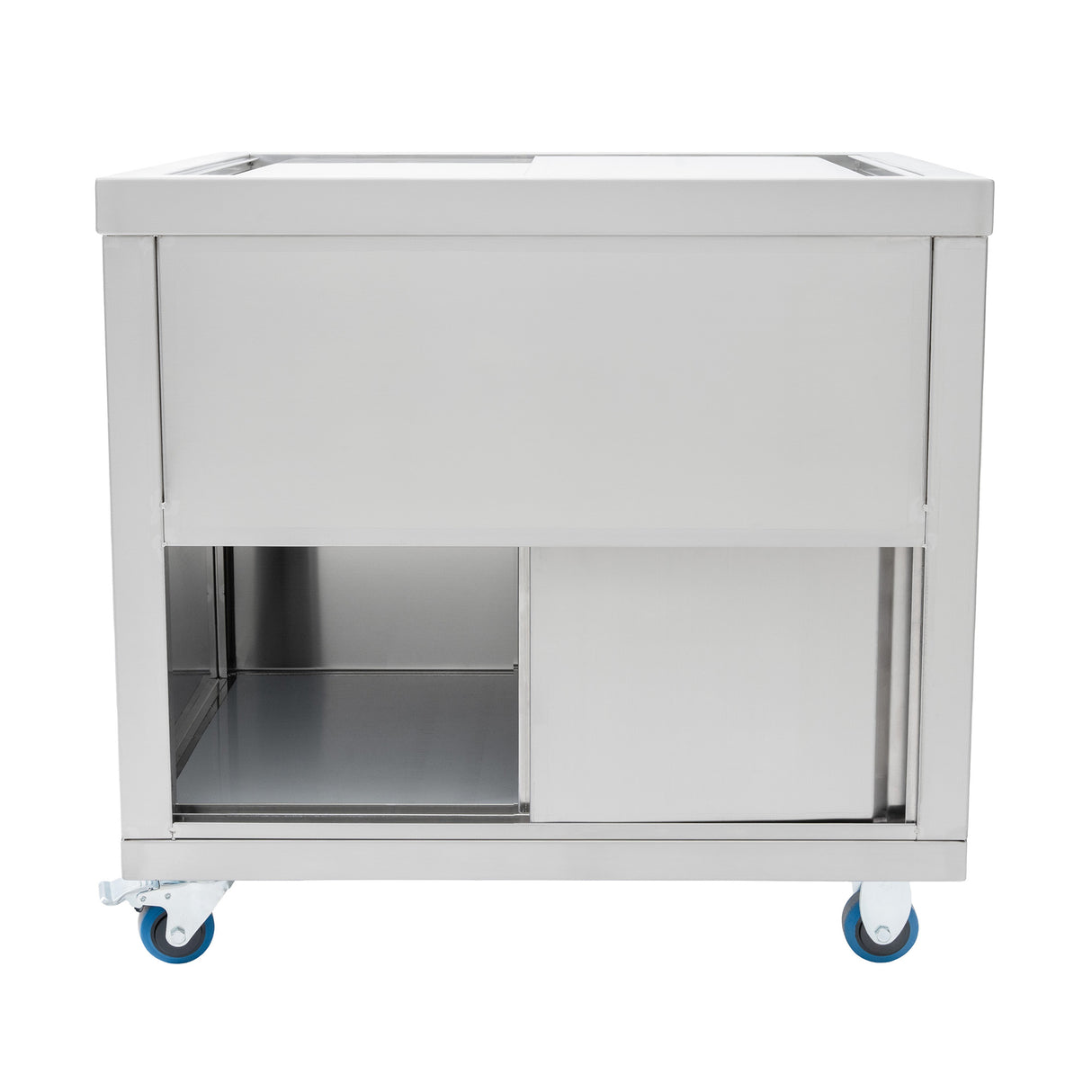 Bac à Glaçons Mobile 86 L en Inox