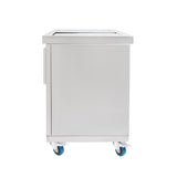 Bac à Glaçons Mobile 109 L en Inox