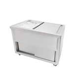 Bac à Glaçons Mobile 109 L en Inox