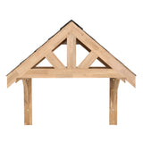Kit de Marquise en Bois Chêne Massif - 125 cm
