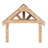 Kit de Marquise en Bois Chêne Massif - 125 cm
