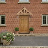 Kit de Marquise en Bois Chêne Massif - 125 cm
