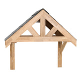 Kit de Marquise en Bois Chêne Massif - 125 cm