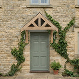 Kit de Marquise en Bois Chêne Massif - 125 cm