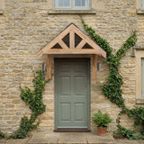 Kit de Marquise en Bois Chêne Massif - 125 cm