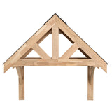 Kit de Marquise en Bois Chêne Massif - 140 cm