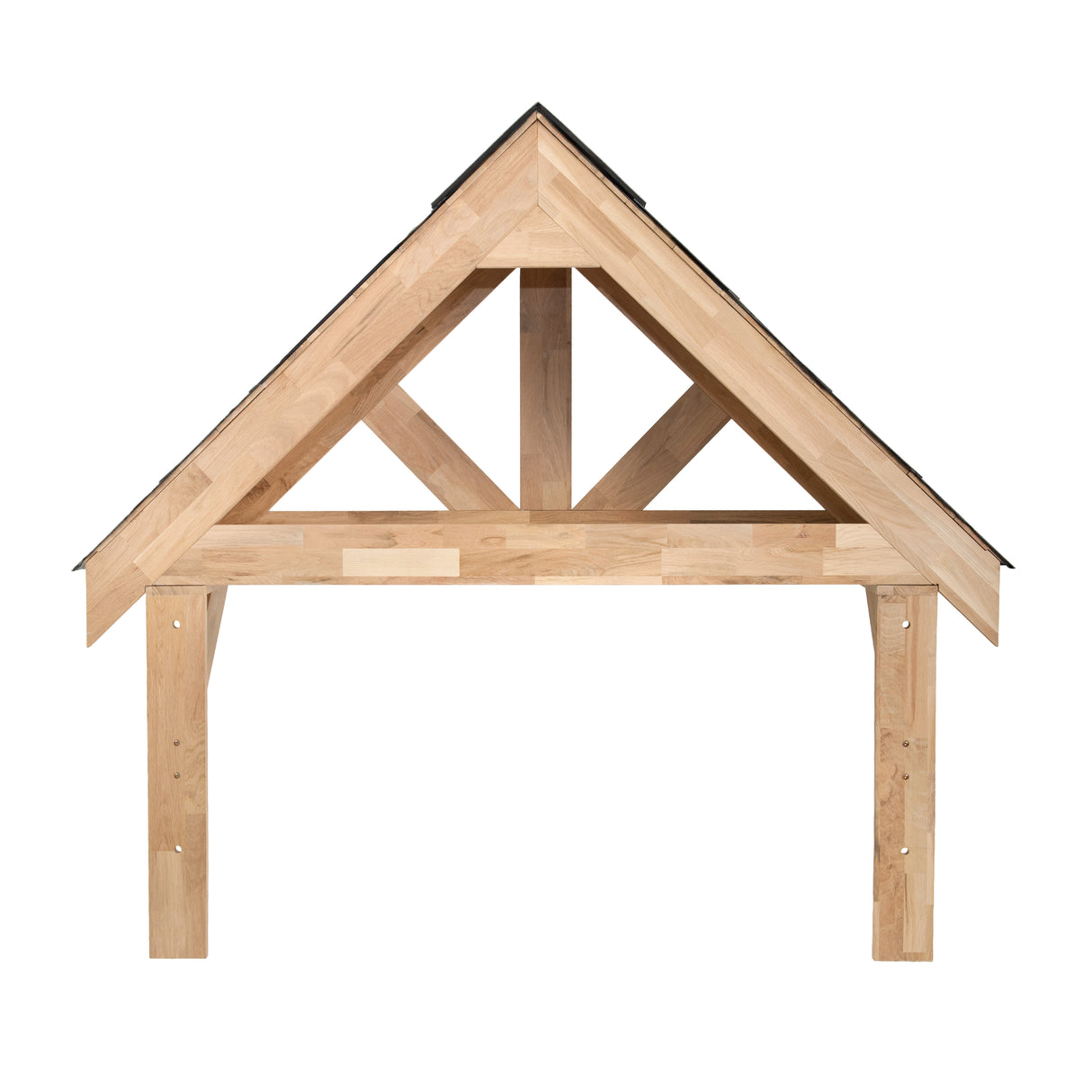 Kit de Marquise en Bois Chêne Massif - 140 cm