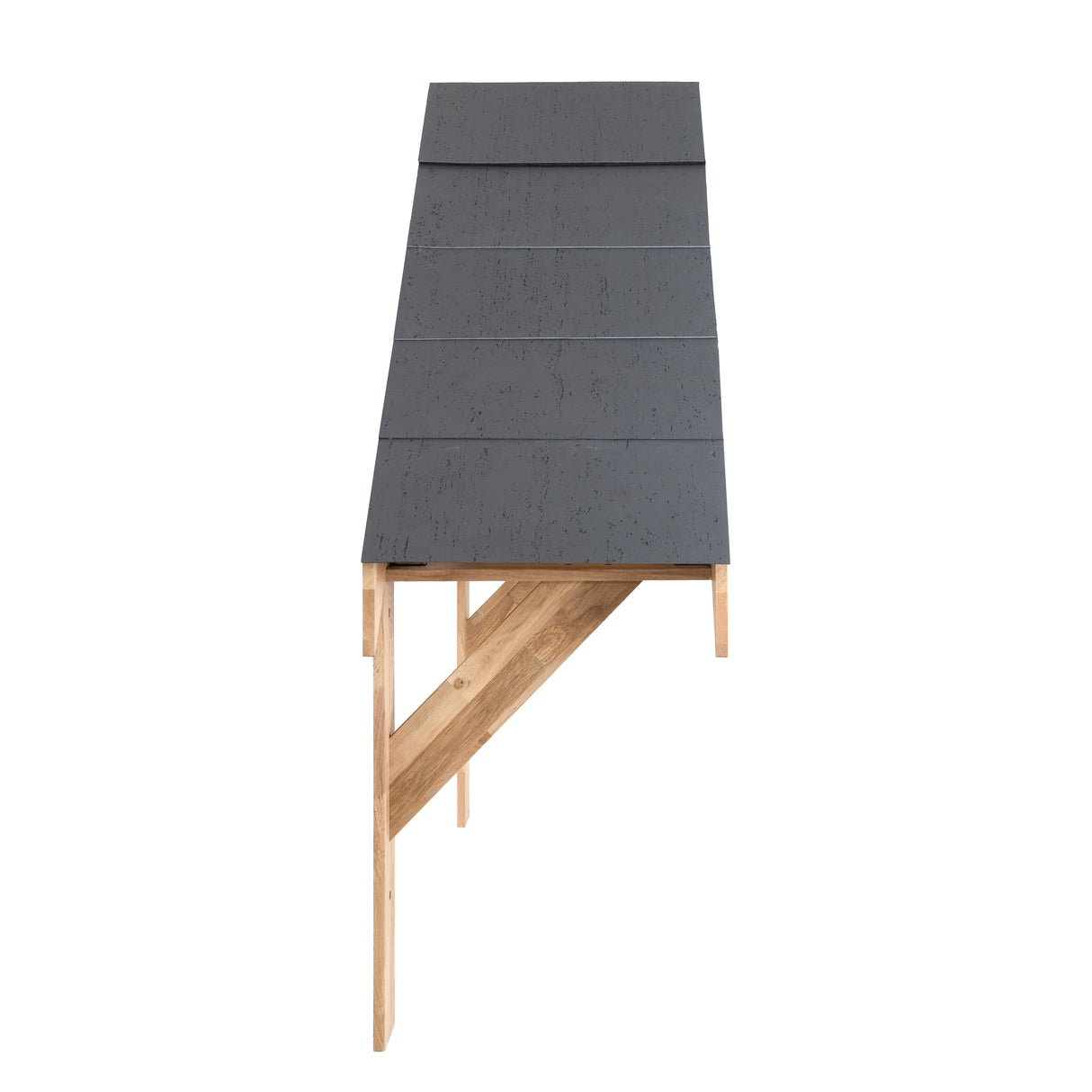 Kit de Marquise en Bois Chêne Massif - 140 cm