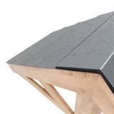 Kit de Marquise en Bois Chêne Massif - 140 cm