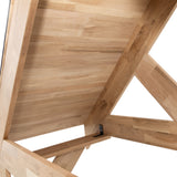 Kit de Marquise en Bois Chêne Massif - 140 cm