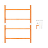 Lot de 4 Tréteaux de Maçon & 5 Supports en X (500 mm)