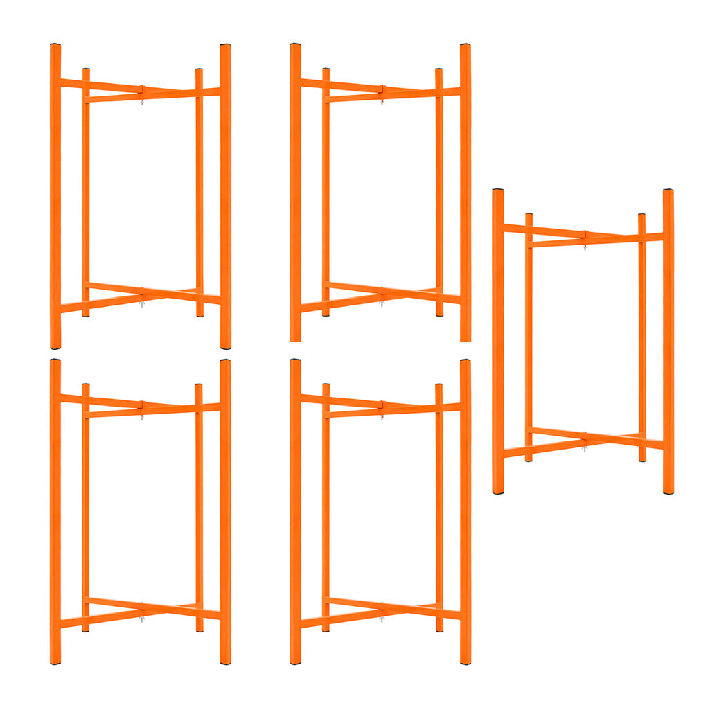 Lot de 4 Tréteaux de Maçon & 5 Supports en X (750 mm)