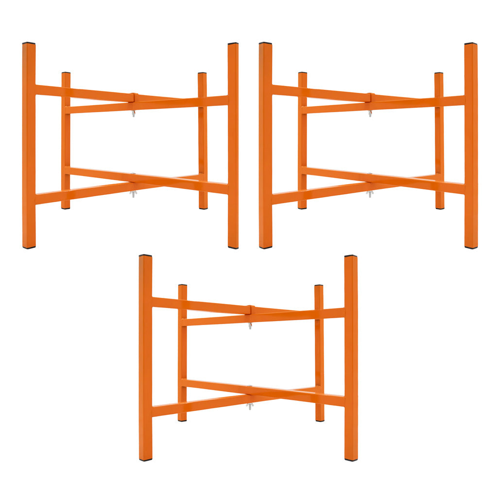 Lot de 2 Tréteaux de Maçon & 3 Supports en X (500 mm)