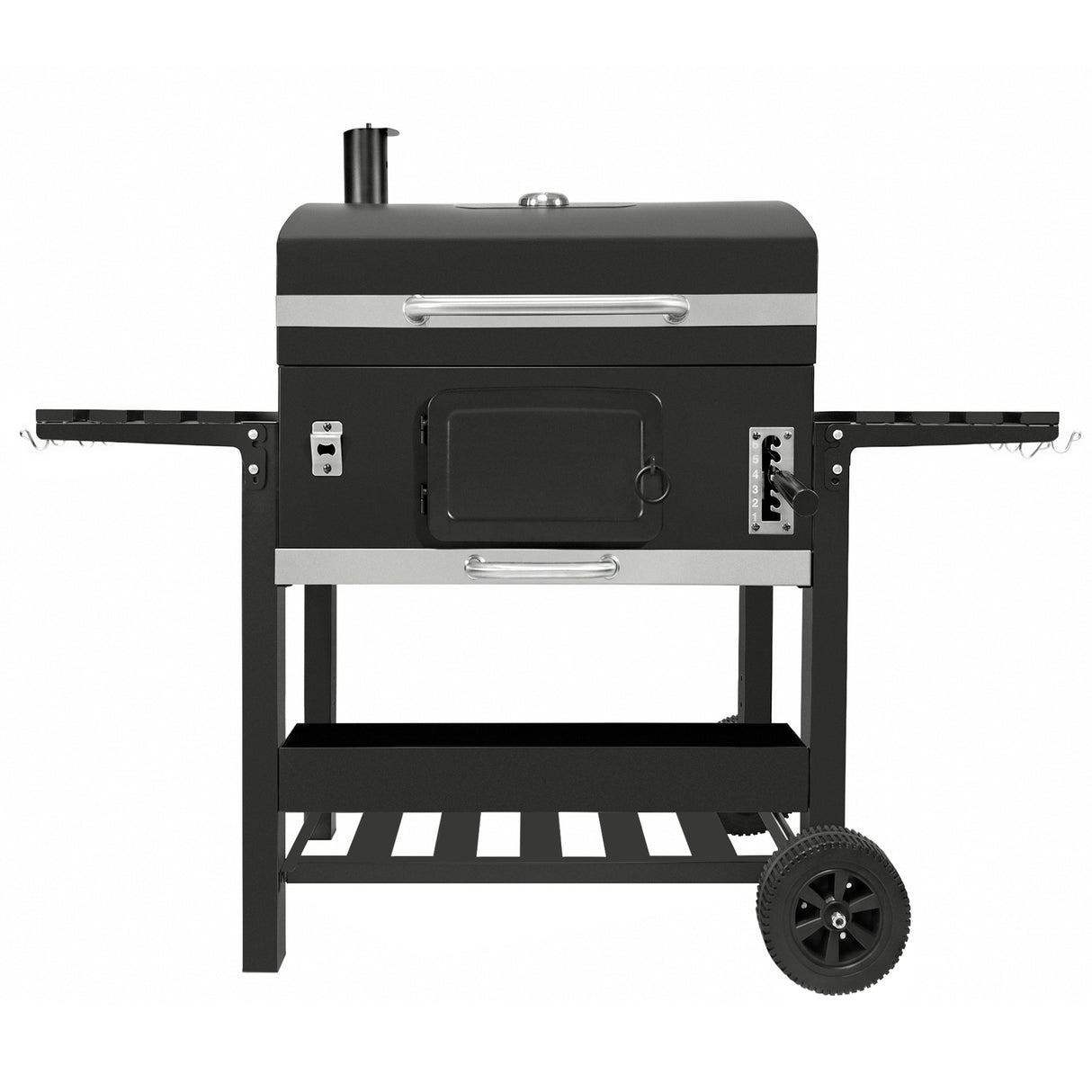 Barbecue au Charbon Fumoir XXL avec Bois de Fumage