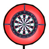 Lot de Table Multi Jeux 7 en 1, Ensemble de Fléchettes & Anneau LED - Chêne