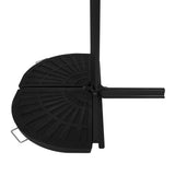 Demi-Pied pour Parasol Déporté (2 Coins en Éventail)