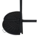 Demi-Pied pour Parasol Déporté (2 Coins en Éventail)