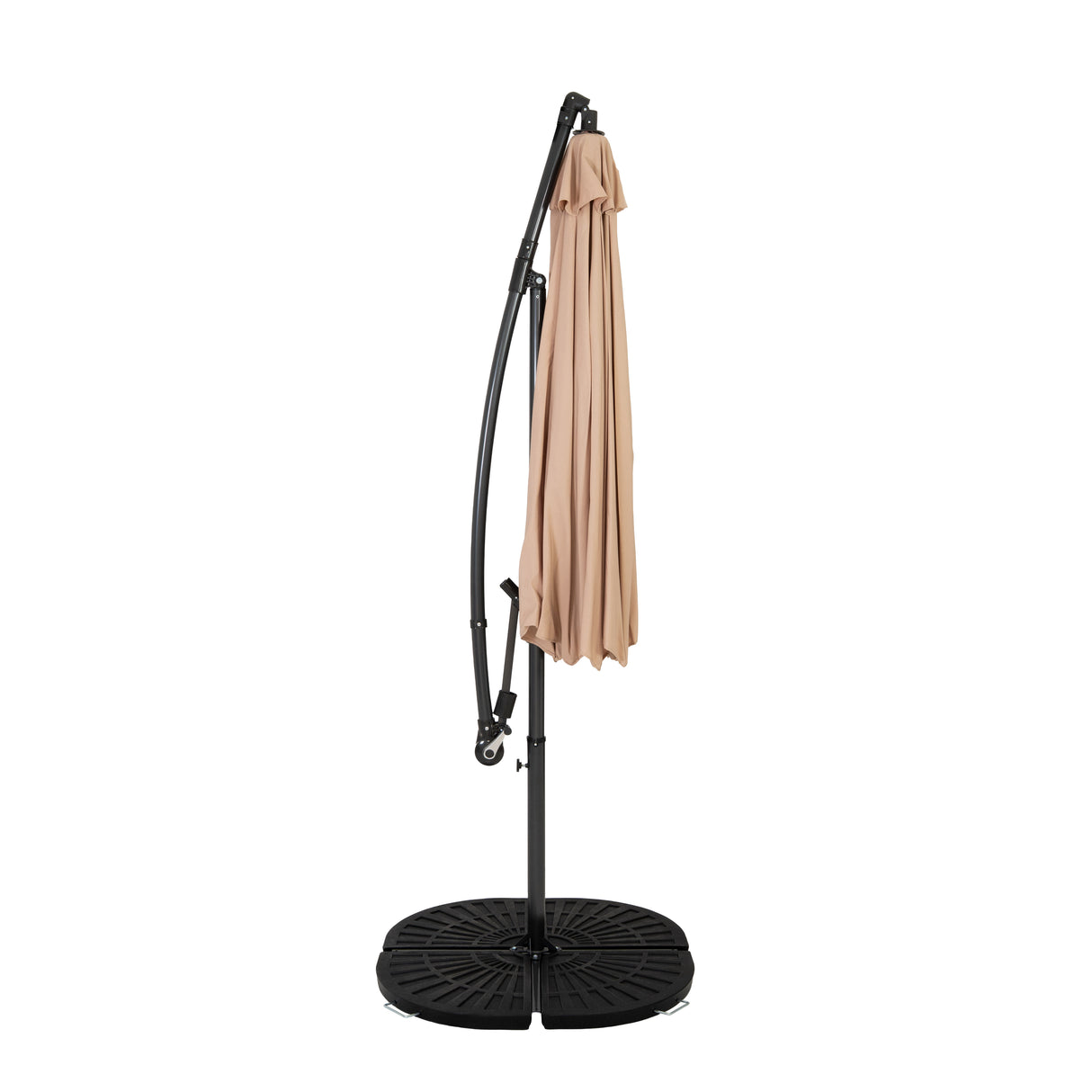 Pied Rond pour Parasol Déporté (4 Coins en Éventail)