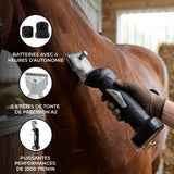 Tondeuse sans fil pour Chevaux - Noire