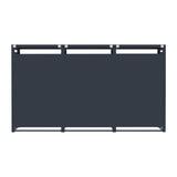 Abri Métallique pour 3 Poubelles à Roulettes - Anthracite