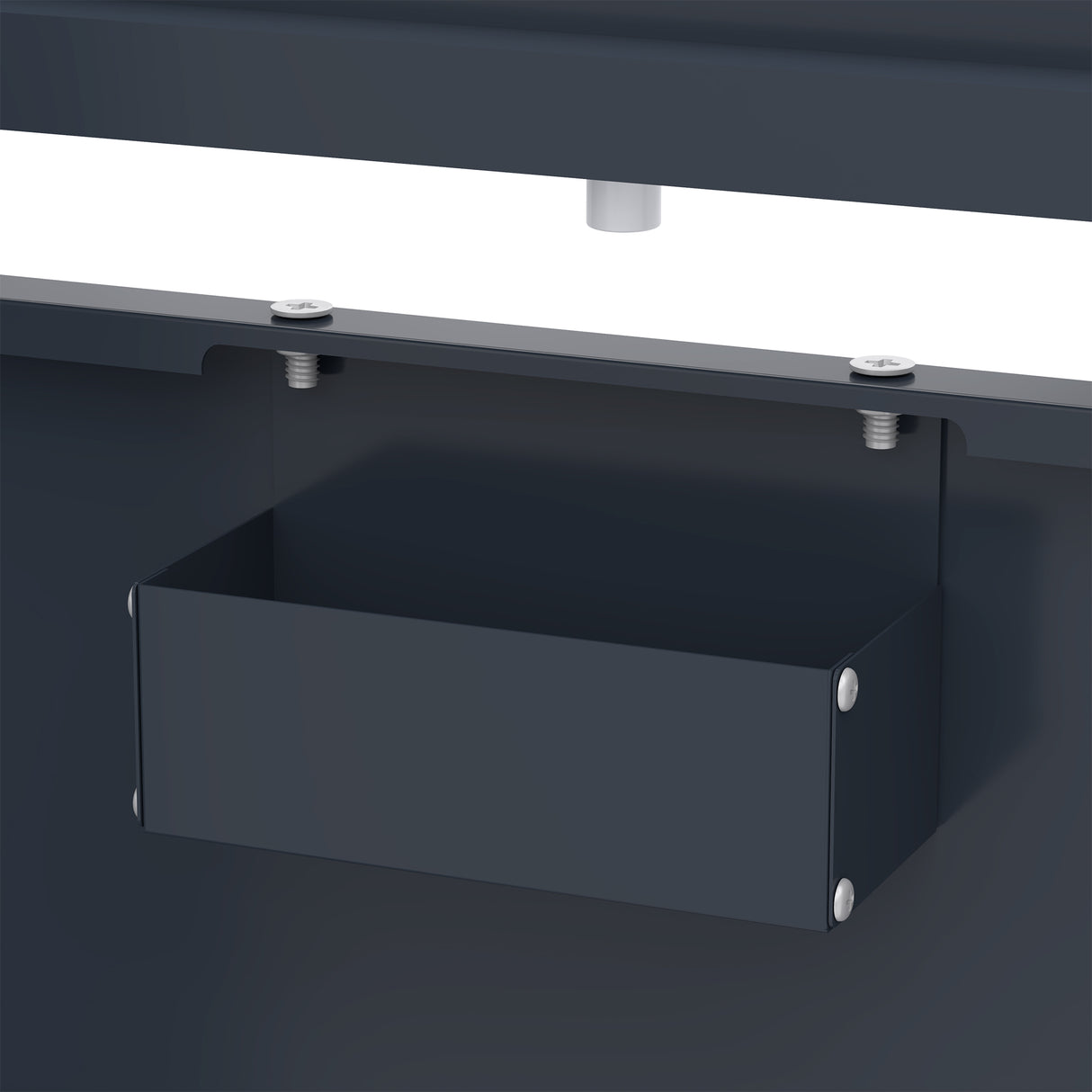 Abri Métallique pour 3 Poubelles à Roulettes - Anthracite