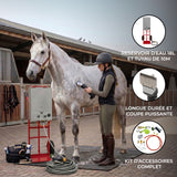 Douche de Cheval Portable avec Tondeuse sans fil