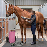 Douche de Cheval Portable Deluxe (Rose) avec Tondeuse sans fil
