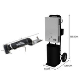 Douche de Cheval Portable Deluxe (Noir) avec Tondeuse sans fil