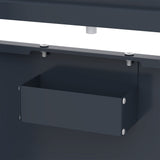 Abri Métallique pour 1 Poubelle à Roulettes - Anthracite