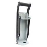 Poubelle incastrable KuKoo de 90 L, en métal gris avec poignées noires, design moderne et épuré, idéale pour un rangement pratique