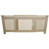 Cache Radiateur en MDF Naturel Ajustable de 140 cm à 192 cm