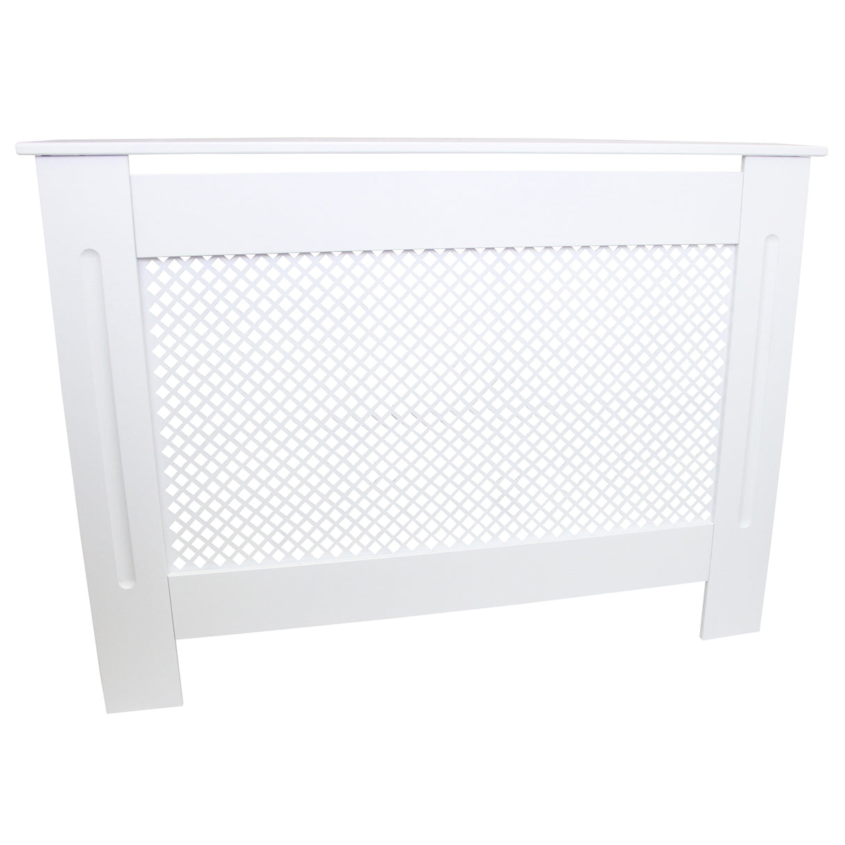Cache Radiateur en MDF Blanc 111,5 cm