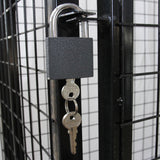 Cage de Rangement Pour 3 Bouteilles de Gaz - Noir