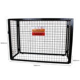 Cage de Rangement Pour 4 Bouteilles de Gaz - Noir