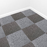 20 x Dalles de Moquette Couleur Gris Anthracite 50cm x 50cm (5m²)
