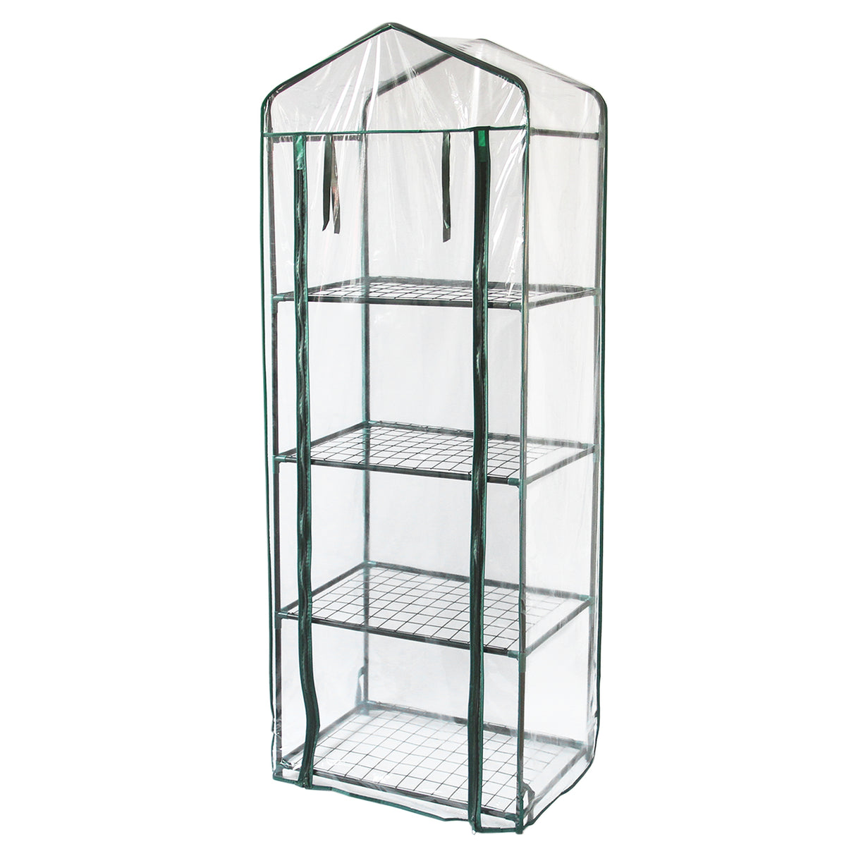 Mini Serre à 4 étagère avec Couverture en PVC