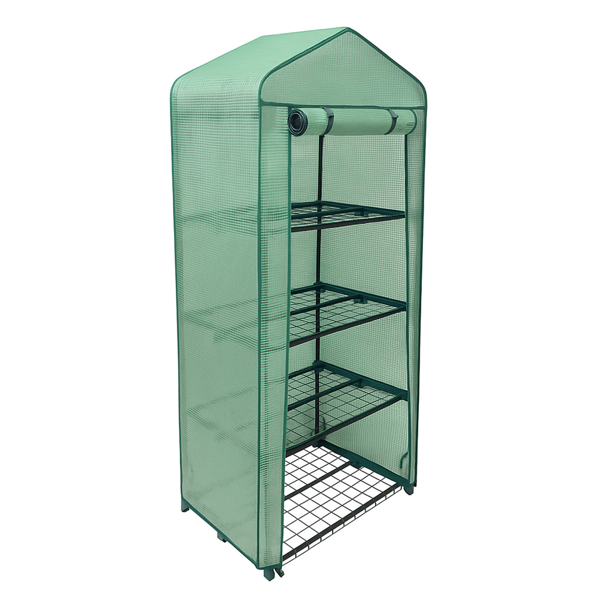 Mini Serre à 4 étagère avec Couverture en PE