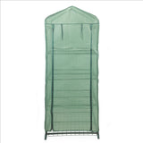 Mini Serre à 4 étagère avec Couverture en PE