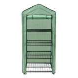 Mini Serre à 4 étagère avec Couverture en PE