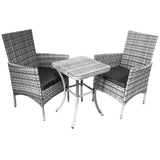 Ensemble Bistro en Polyrotin Jardí Gris