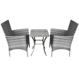 Ensemble Bistro en Polyrotin Jardí Gris